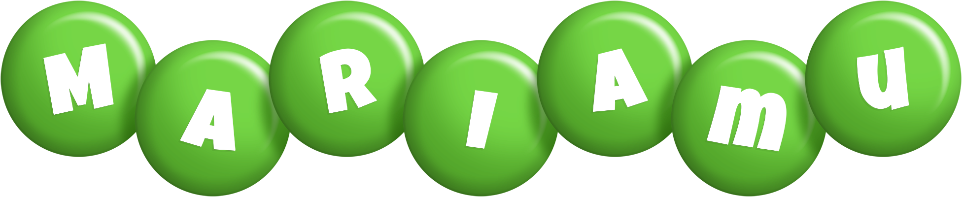Mariamu candy-green logo