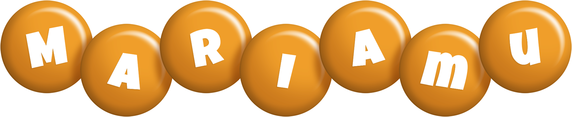 Mariamu candy-orange logo
