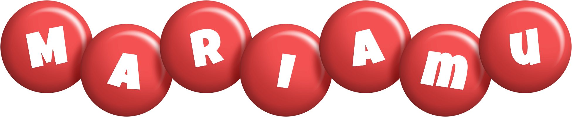 Mariamu candy-red logo