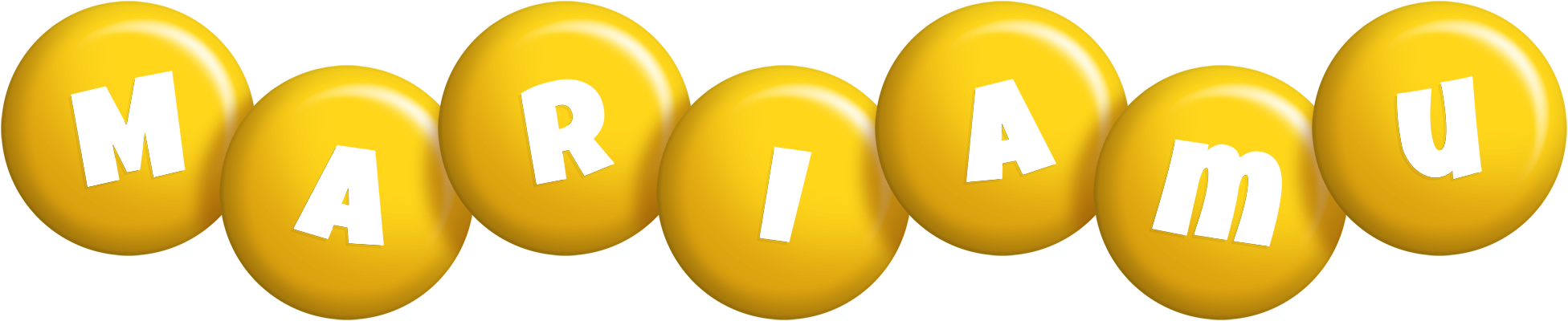 Mariamu candy-yellow logo