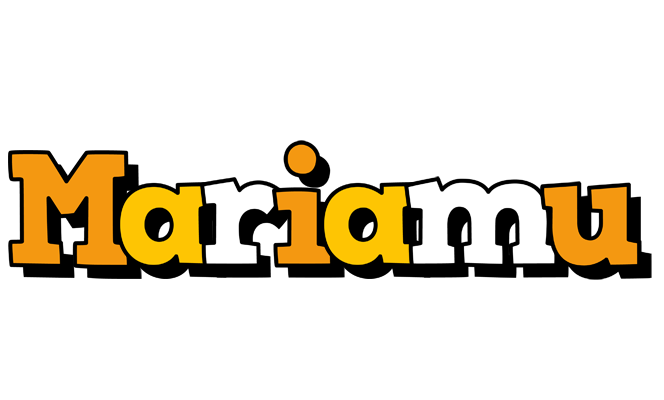 Mariamu cartoon logo