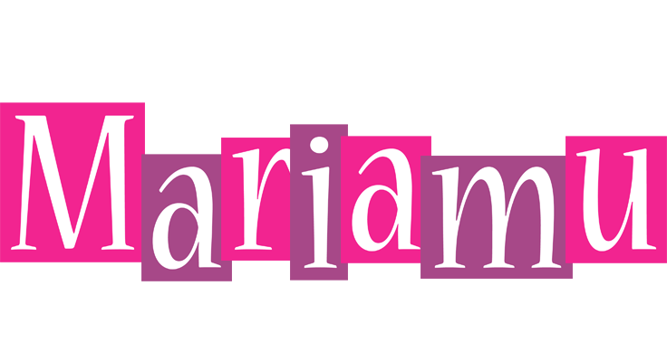 Mariamu whine logo