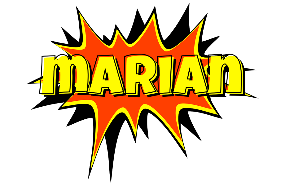 Marian bazinga logo