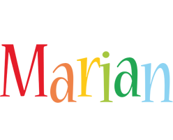 Marian birthday logo