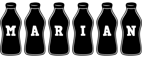 Marian bottle logo