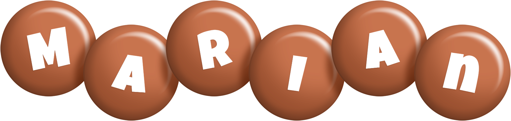 Marian candy-brown logo