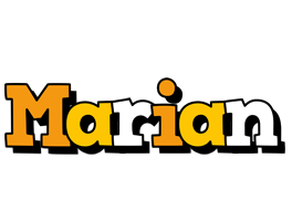 Marian cartoon logo
