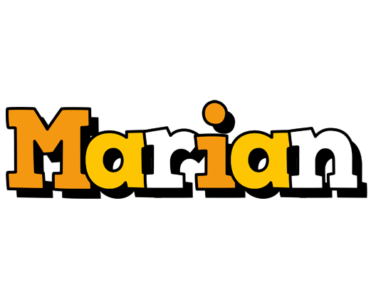 Marian cartoon logo