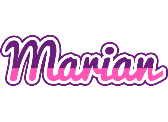 Marian cheerful logo