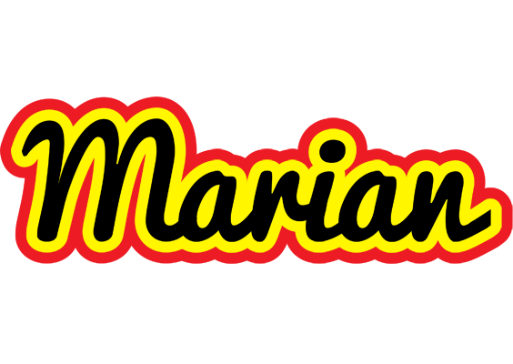 Marian flaming logo