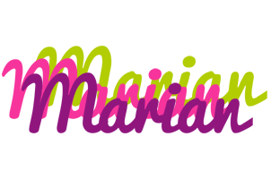 Marian flowers logo