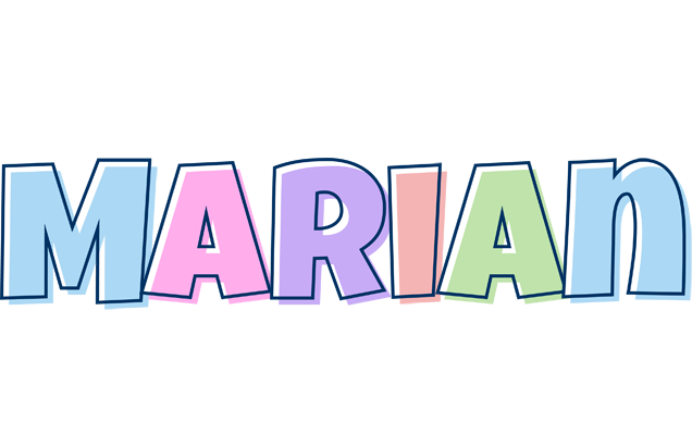 Marian pastel logo