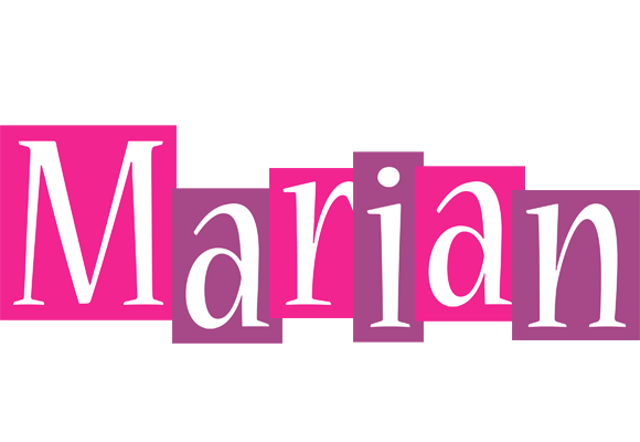 Marian whine logo