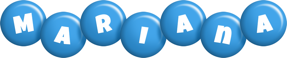 Mariana candy-blue logo