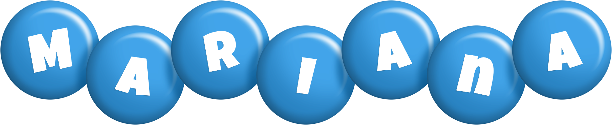 Mariana candy-blue logo