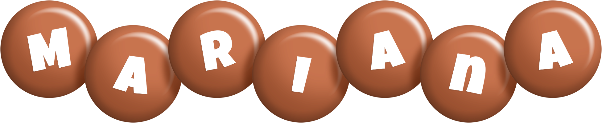 Mariana candy-brown logo