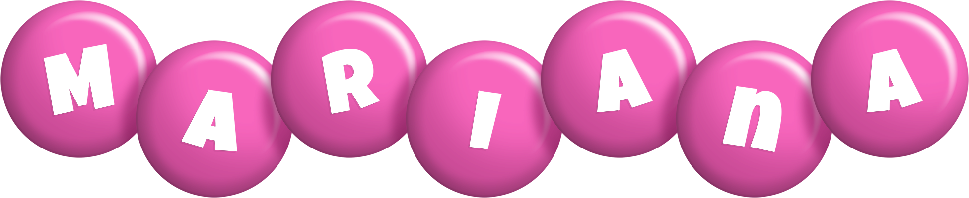 Mariana candy-pink logo