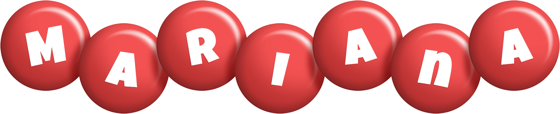 Mariana candy-red logo