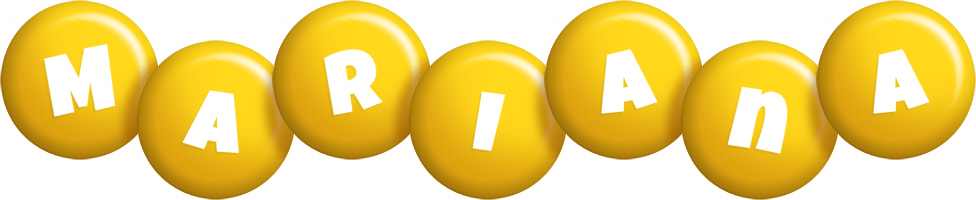 Mariana candy-yellow logo