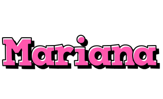 Mariana girlish logo