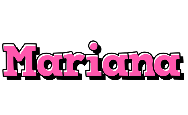 Mariana girlish logo