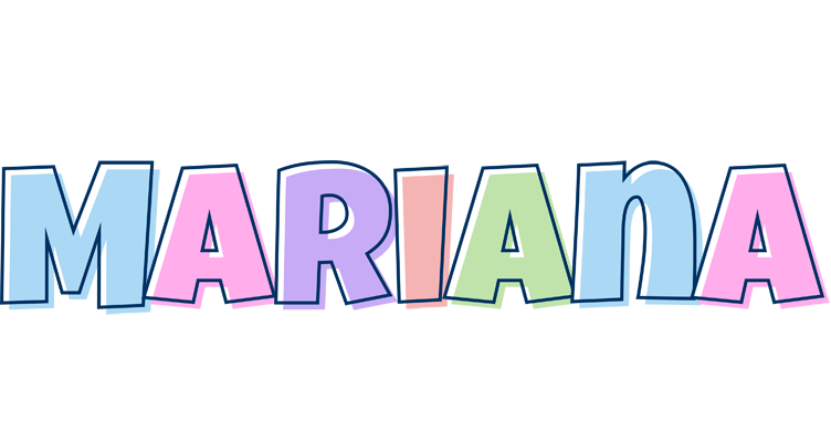 Mariana pastel logo