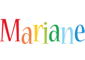 Mariane birthday logo