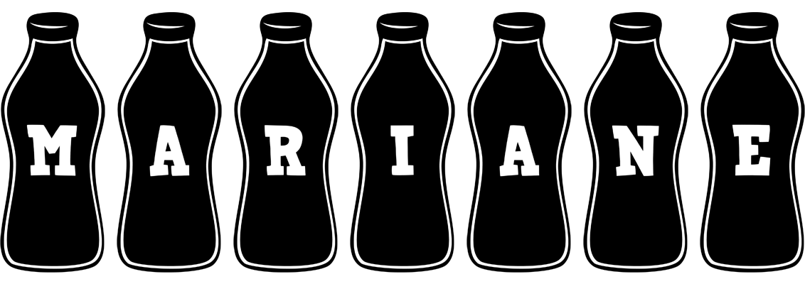 Mariane bottle logo