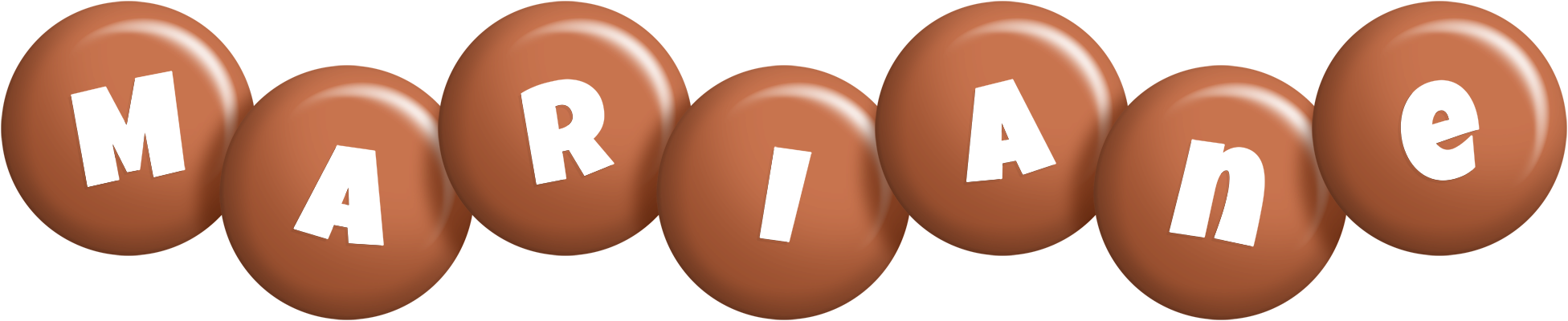 Mariane candy-brown logo