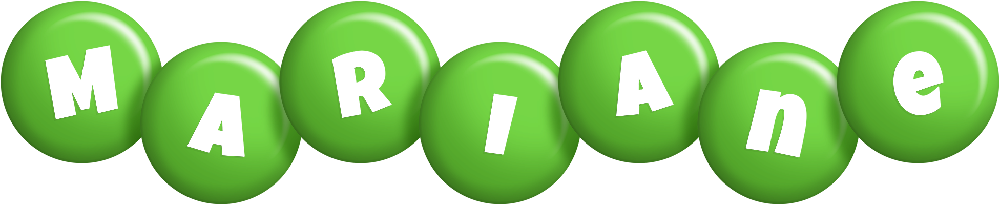 Mariane candy-green logo
