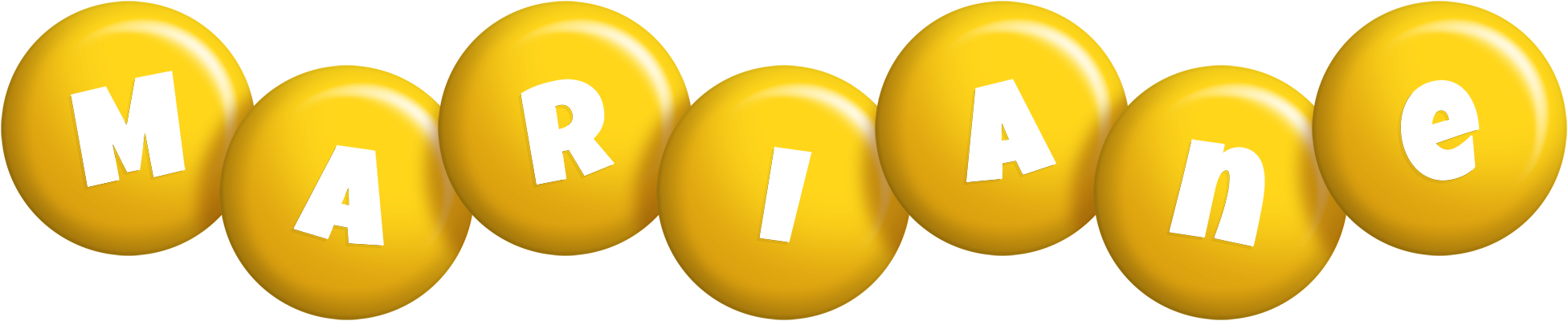 Mariane candy-yellow logo