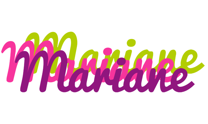 Mariane flowers logo