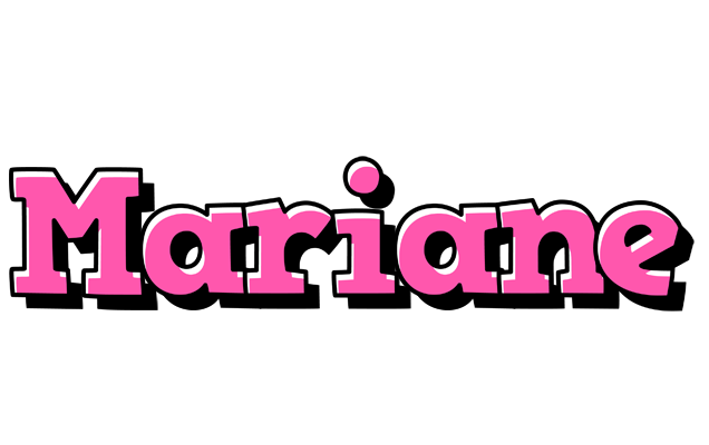 Mariane girlish logo