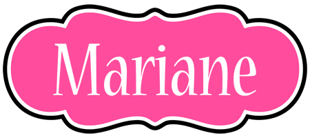 Mariane invitation logo