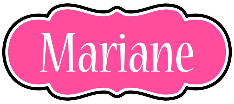 Mariane invitation logo