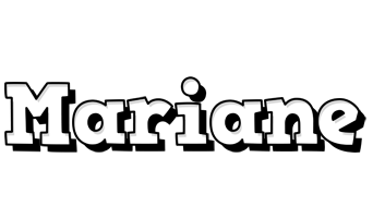 Mariane snowing logo