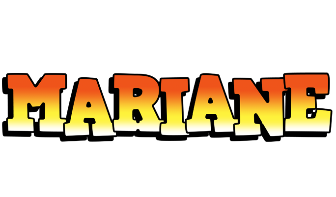 Mariane sunset logo