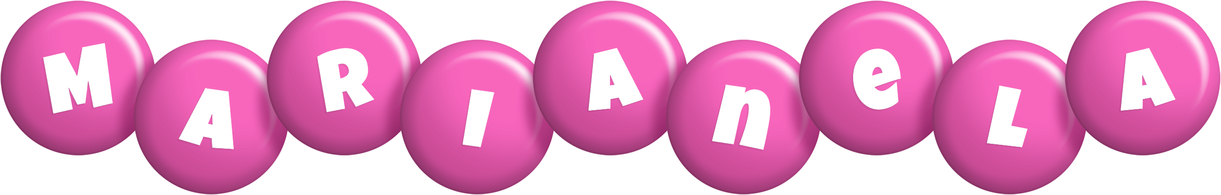 Marianela candy-pink logo
