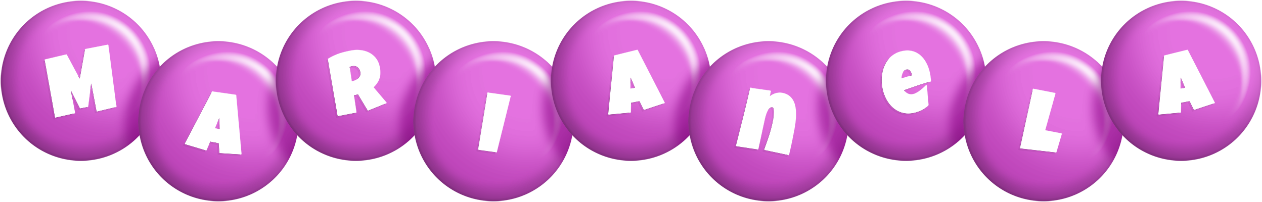 Marianela candy-purple logo