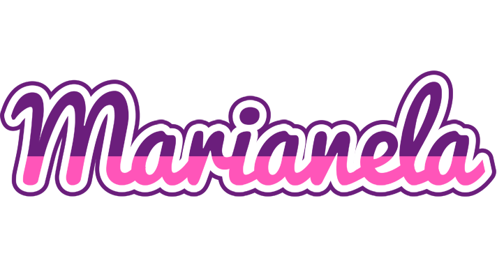 Marianela cheerful logo
