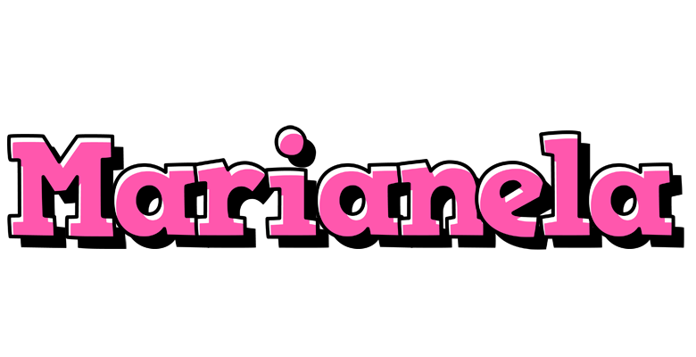 Marianela girlish logo