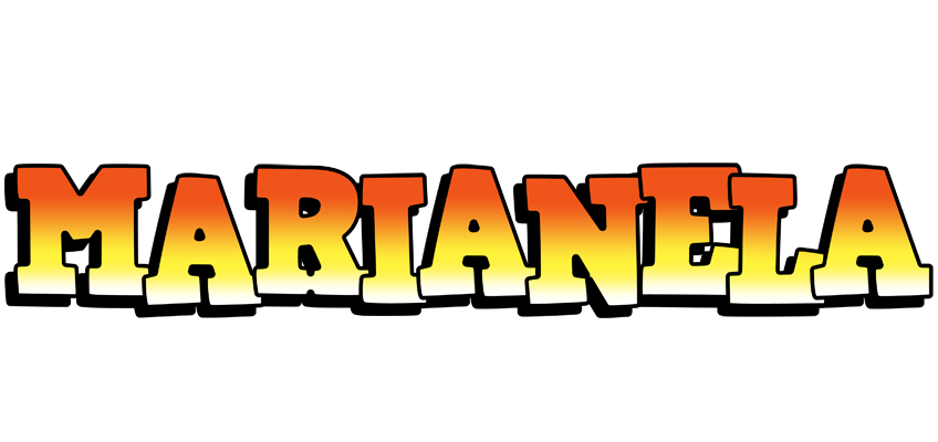Marianela sunset logo