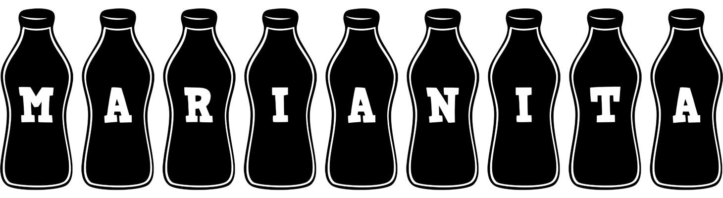 Marianita bottle logo
