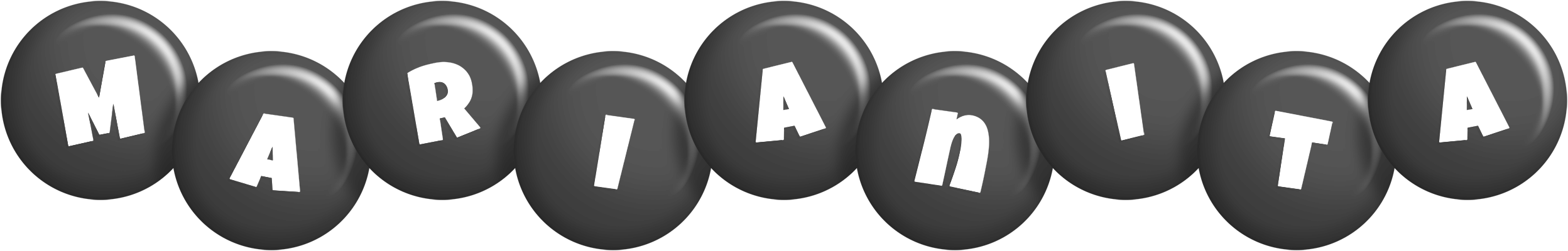 Marianita candy-black logo