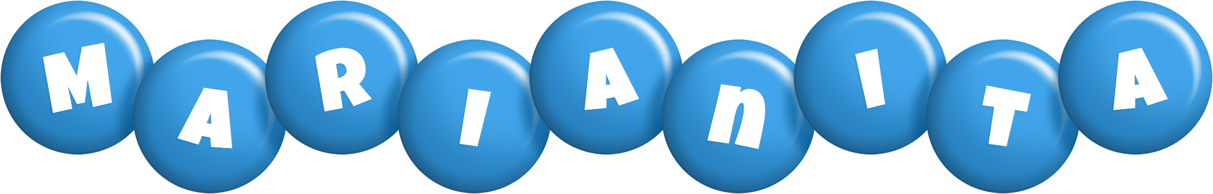 Marianita candy-blue logo