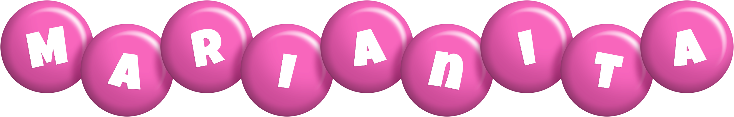 Marianita candy-pink logo