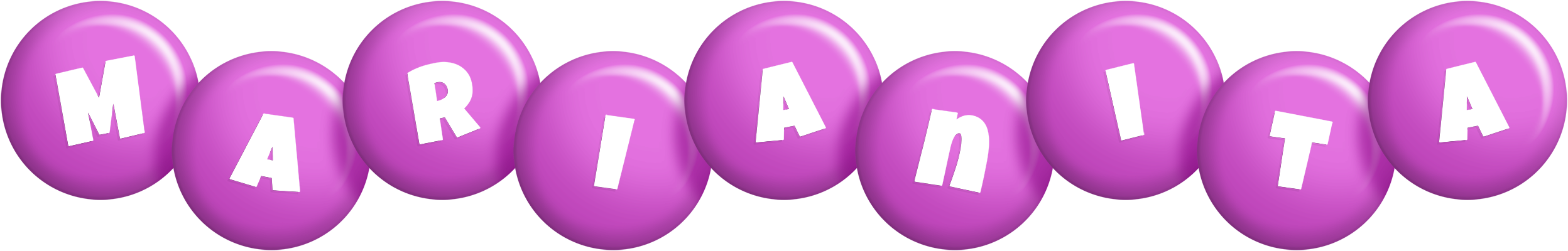 Marianita candy-purple logo