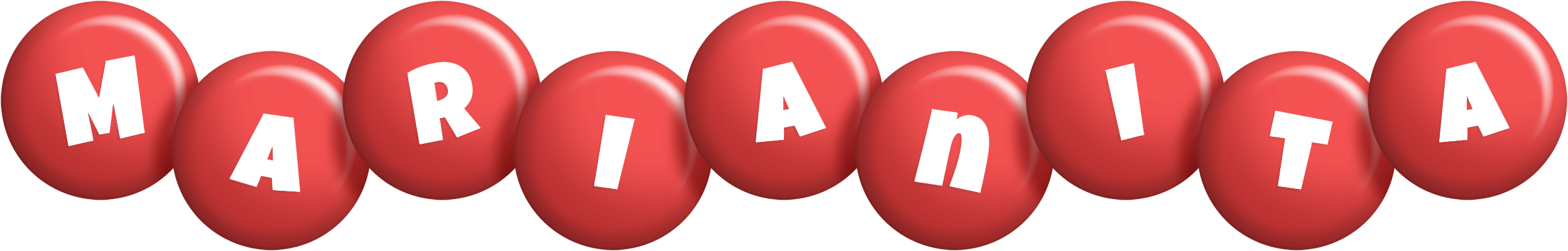 Marianita candy-red logo