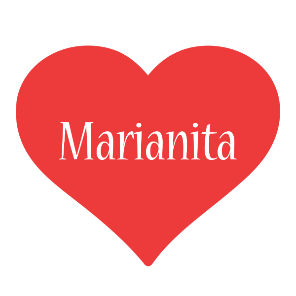 Marianita love logo