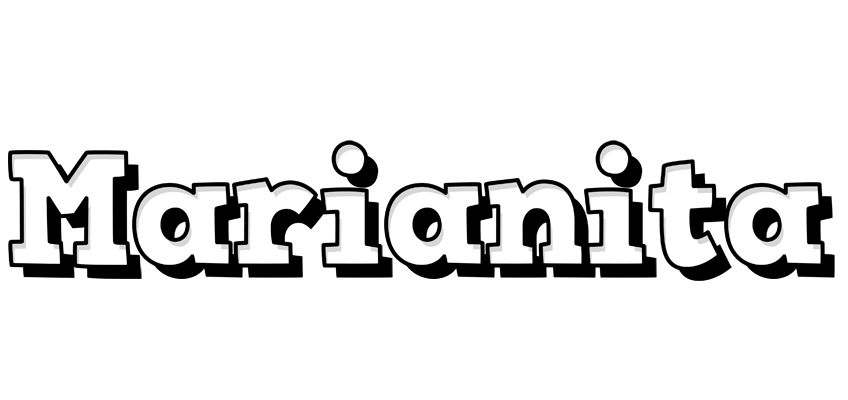 Marianita snowing logo